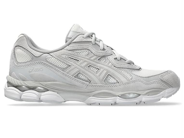 Sneakers grises rétro Asics