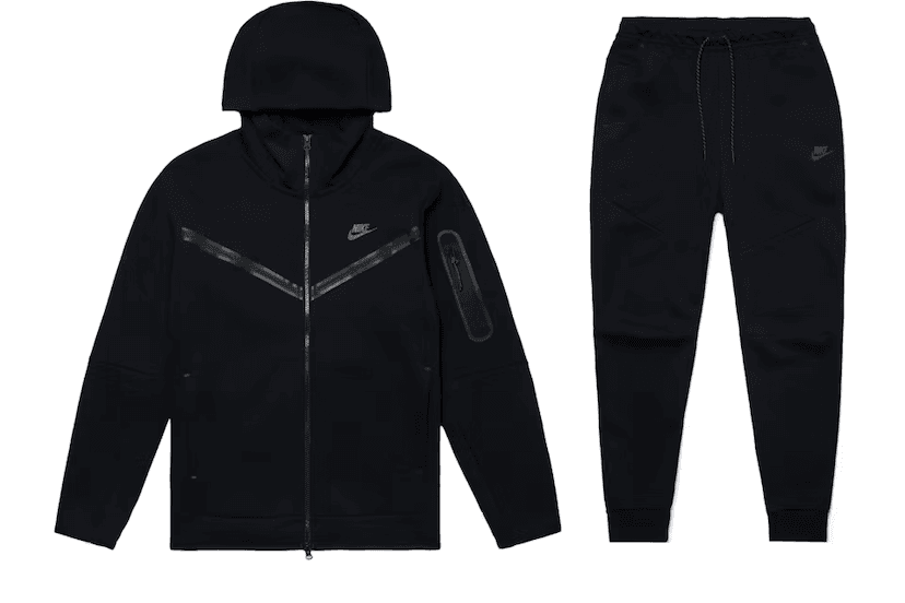 Sweat à capuche noir premium